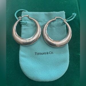 Tiffany & Co. Silver Hoop Earrings